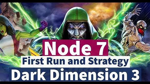 Dark Dimension 3: Node 7 - First Run Attempt! | DD3 Playthrough | Marvel Strike Force - Free to Play
