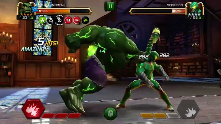 Immortal hulk vs scorpion