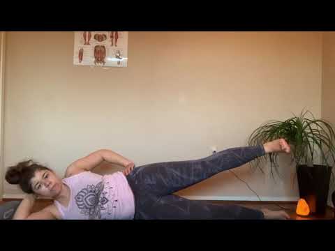Side lying ankle eversion