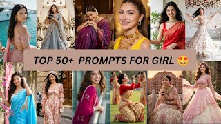 Top 50+ Prompts For Girls | Instagram Trending Gemini Ai Photo Editing | Edit Photo  screenshot 5