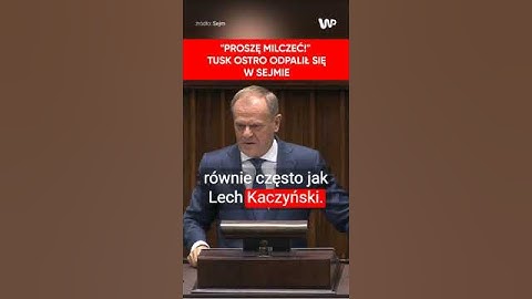 "Milczeć!". Tusk ostro odpalił się w Sejmie. Mówił o Putinie