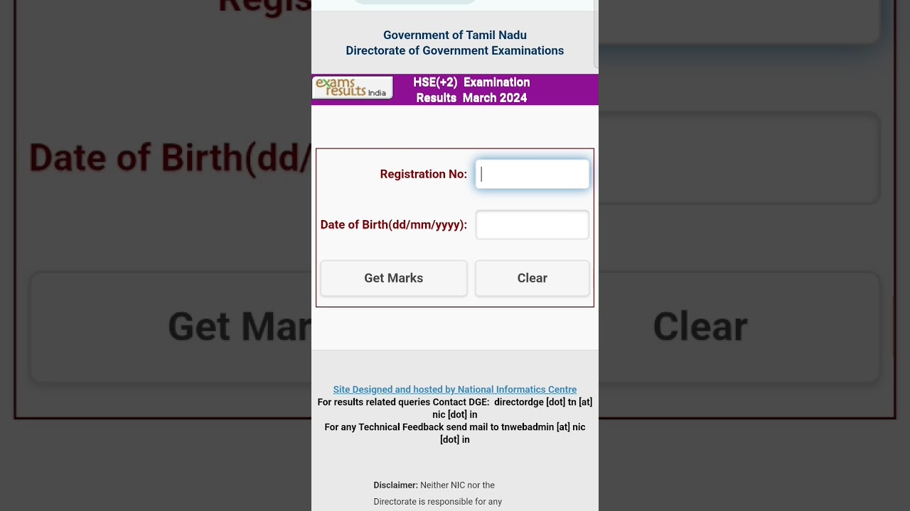 Tamil Nadu HSE/ 12th Class Result 2024 – Exam Result Released