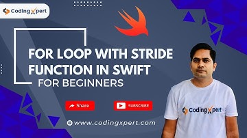 How To Make A For Loop With Stride Function In Swift