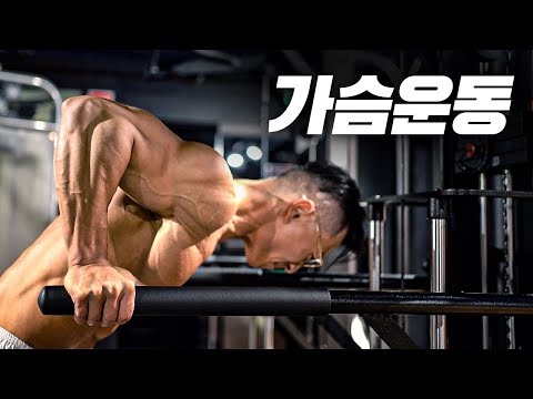 오랜만에 딥스 &amp;amp; 바 풀오버│가슴운동루틴