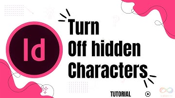 How to Turn On Hidden Characters in InDesign