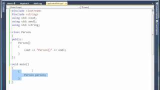 C++ Constructors and Destructors