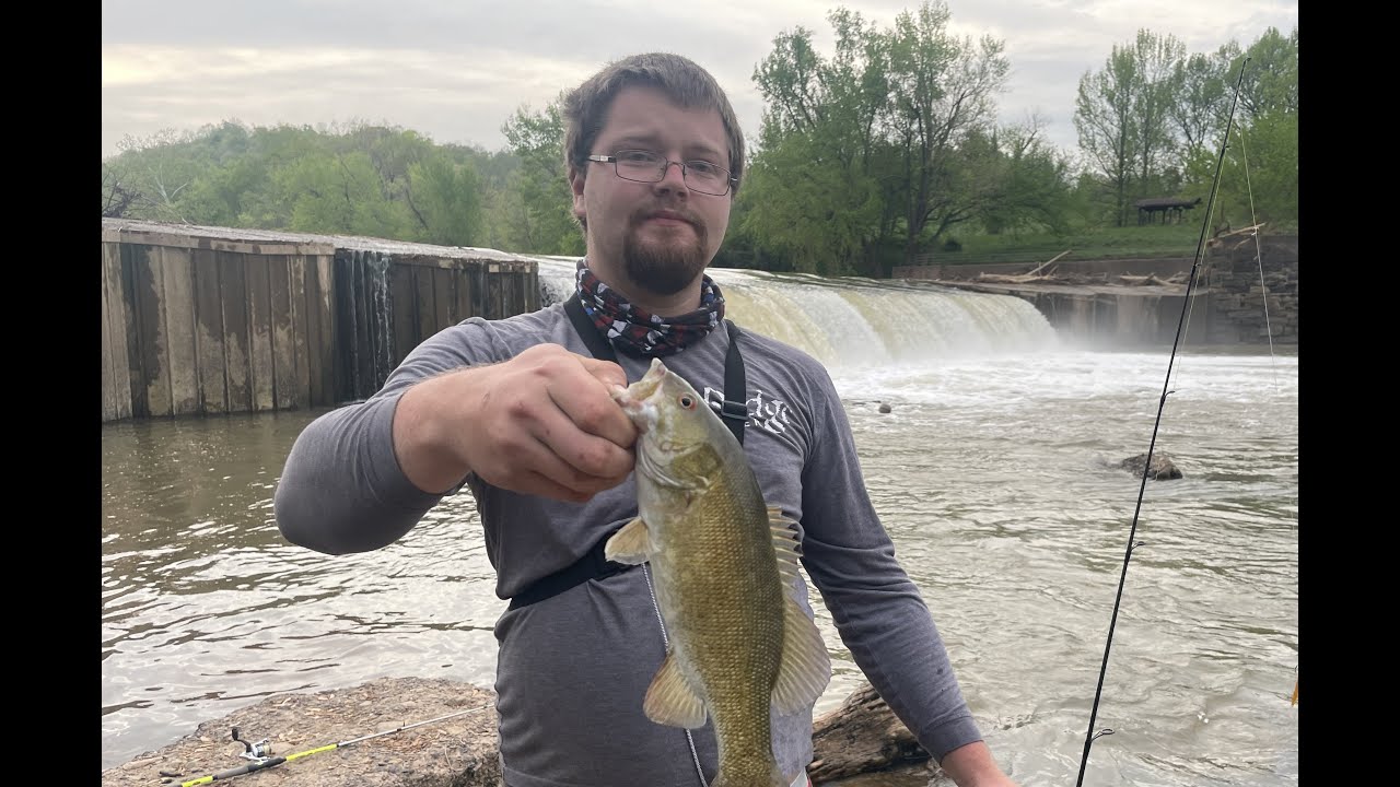 bass fishing at abandoned dam