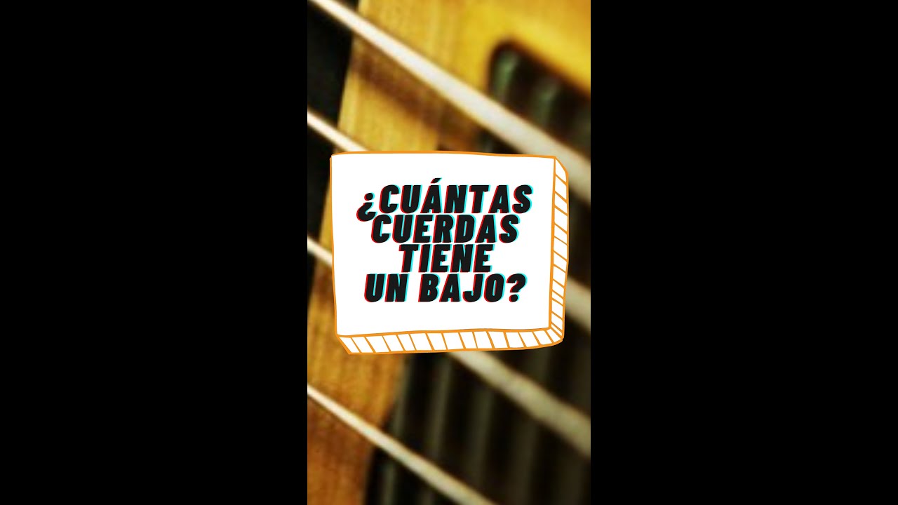 Cuántas cuerdas tiene un Bajo Eléctrico? - YouTube