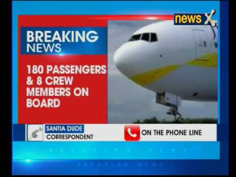Bird-hit forces Mumbai-Bangkok Jet Airways flight to return - YouTube