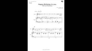 Happy Birthday to you (Violin and Piano easy)