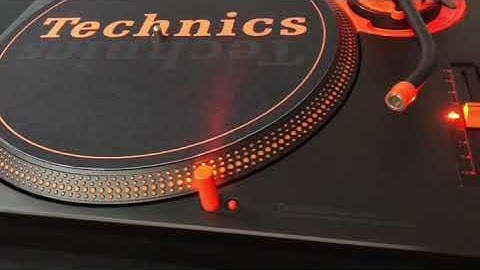 DHC CUSTOM MATTE BLACK & ORANGE TECHNICS SL1200 MK2
