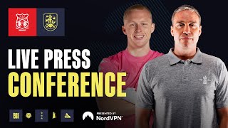LIVE PRESS CONFERENCE | Jacob Chapman &amp; Michael Duff ahead of Wrexham