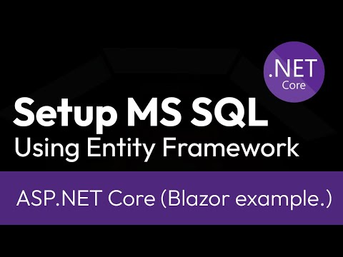 Setup MS SQL in ASP.NET Core with Entity Framework