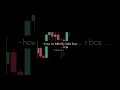 Identify  fake bos ( #forex, #crypto  #algorithmsstock  #market  #technical analysis