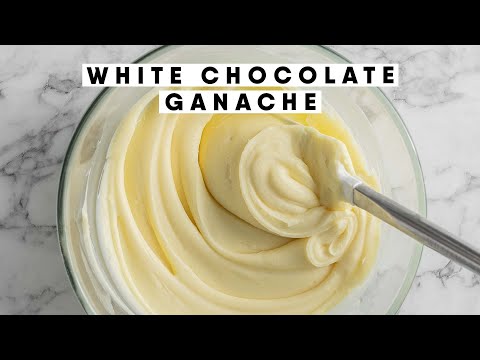White Chocolate Ganache Frosting | Silky & Perfect for Cakes