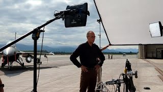 Behind the scenes: Getting ready to speak with NBC Nightly News host Lester Holt at JBER