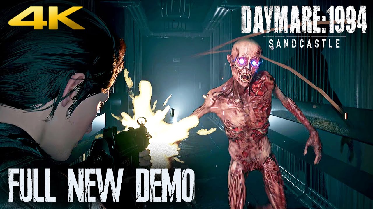 DAYMARE: 1994 Sandcastle Gameplay Walkthrough FULL NEW DEMO (4K 60FPS) Resident Evil Inspired Game
