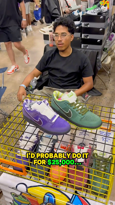 $20,000 for Nike SB’s inside of a lobster cage.. who won the deal?? 😳