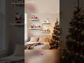 BAYKA Floating Wall Shelves Set of 4 – Rustic Wood Storage Shelves, White & Gold