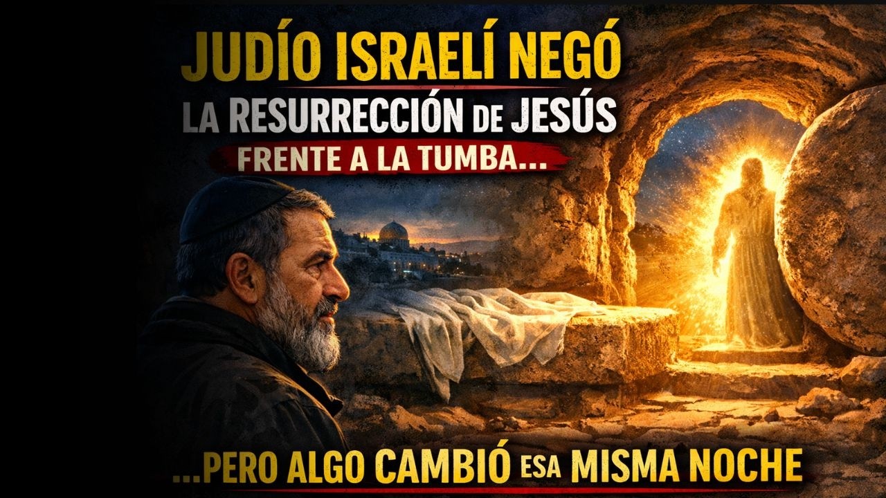 Judío israelí negó la resurrección de Jesús frente a la tumba… pero algo cambió esa misma noche