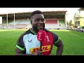 Debut! Lovejoy Chawatama speaks to our cameras after his first ever Harlequins match