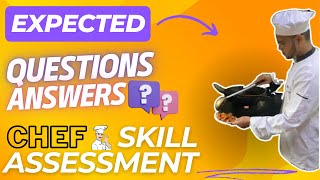 Expected Questions and Answers for Chef Skill Assessment Interview || Commonly Asked Ques | #youtube