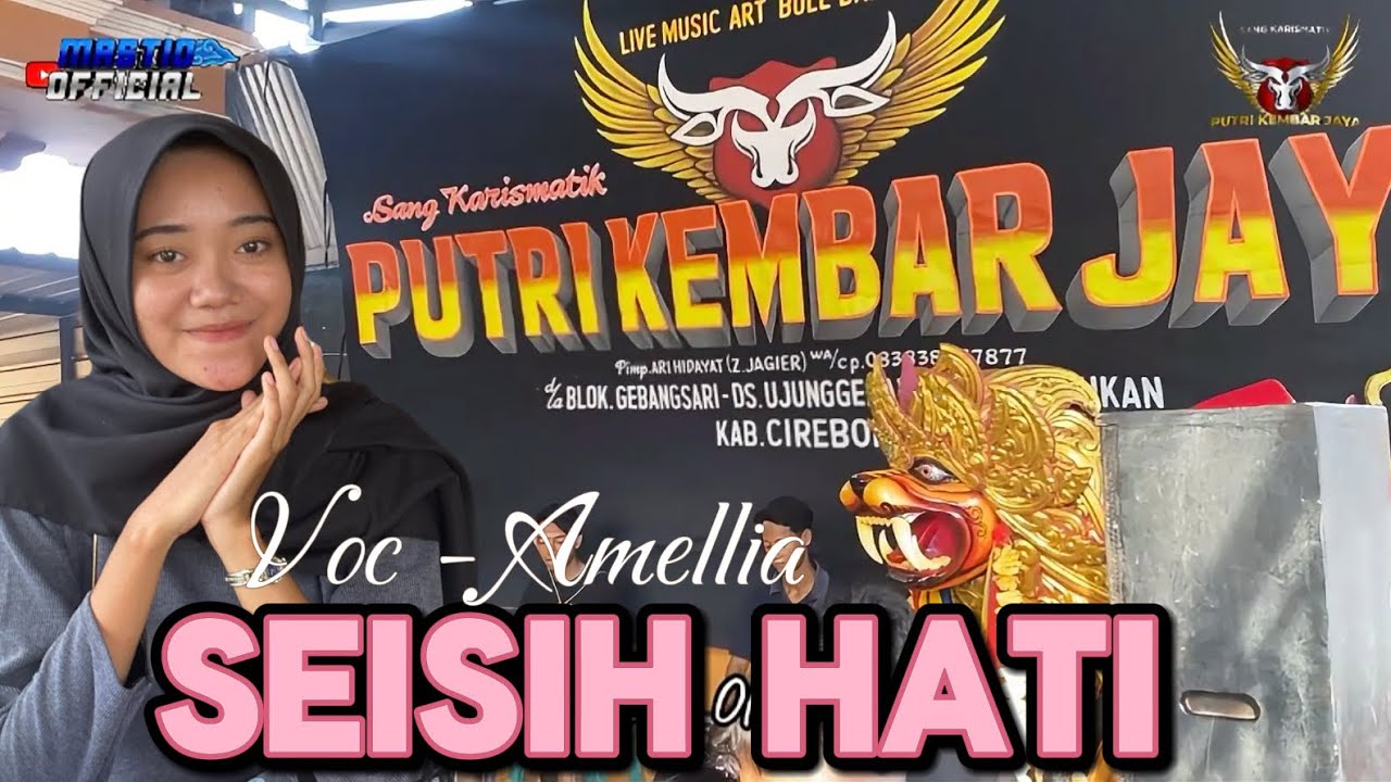 SEISIH HATI - Voc Amellia || Edisi Latihan ( PUTRI KEMBAR JAYA ) || Ujunggebang - Susukan - Cirebon 