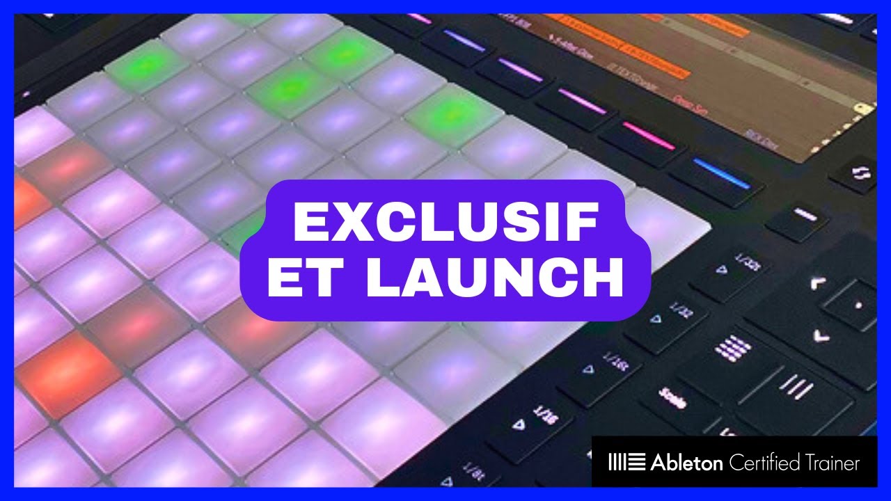 Réglages de Push : Exclusif et launch