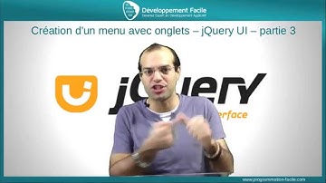 Combinez le menu à onglets et AJAX avec le Framework JavaScript jQuery UI partie 3