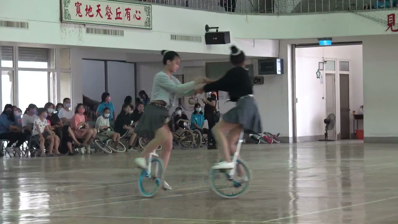 1101023 臺南市獨輪車錦標賽 國小高年級雙人花式 第一名 白河-采諾&奕均