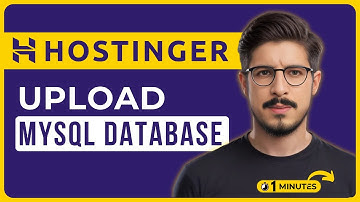 Hoe upload ik een MySQL-database in Hostinger 2025? | Hostinger uploadt een MySQL-database.