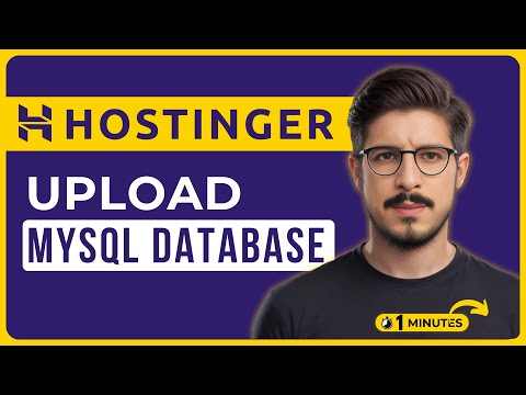 How To Upload MySQL Database In Hostinger 2026 | Hostinger Upload MySQL Database