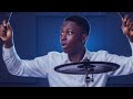 This drummer sets the drums on fire and was shocked🥁🥁 #drummer #drums #music #ebiladeiopuene