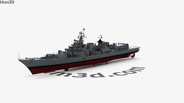 Delhi-class destroyer 3D model by 3DModels.org