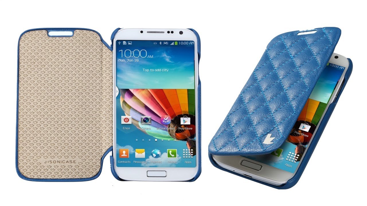 Quilted Folio Case For Samsung Galaxy S4 Unboxing &amp; First Look - YouTube