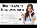 How to insert General purpose Icons and symbols in MS Word 2016| icons, symbols, special characters