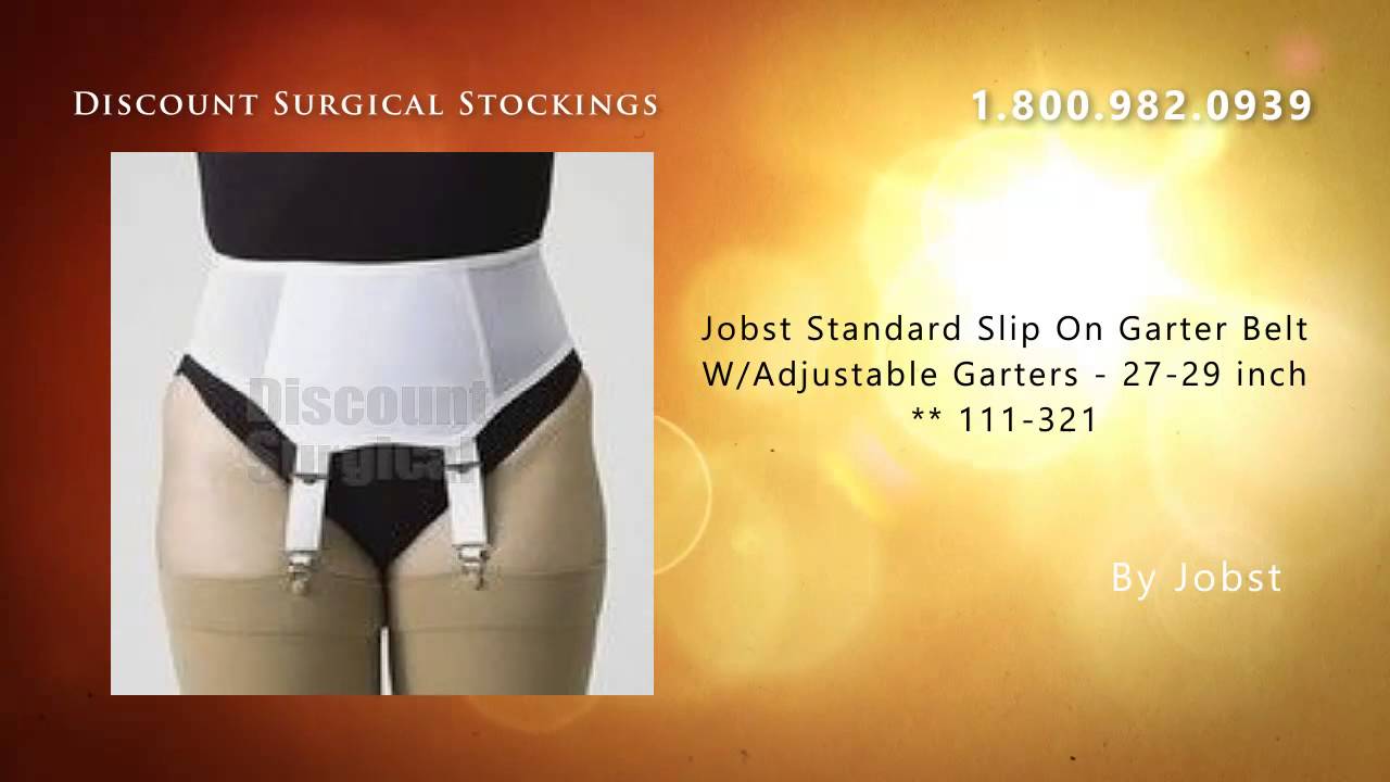 Jobst Standard Slip On Garter Belt W/Adjustable Garters - 27