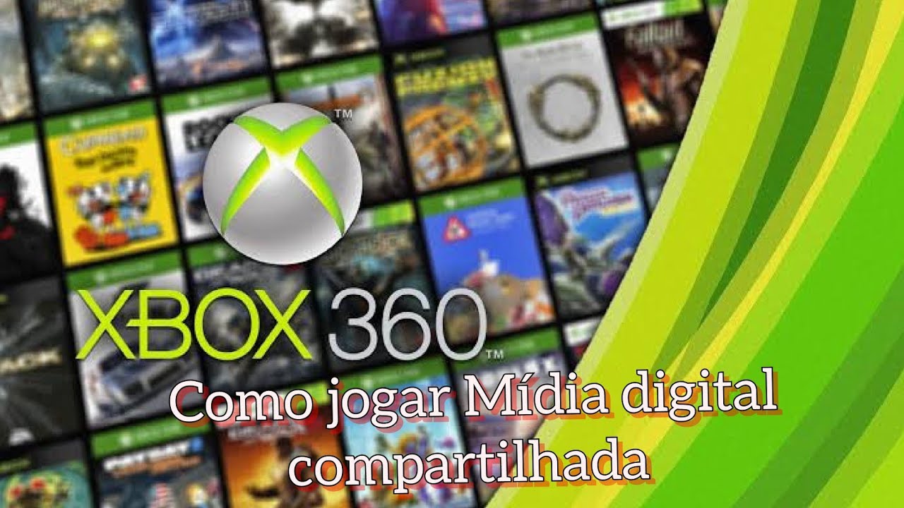 Como jogar mídia digital compartilhada Xbox 360 Método atualizado YouTube
