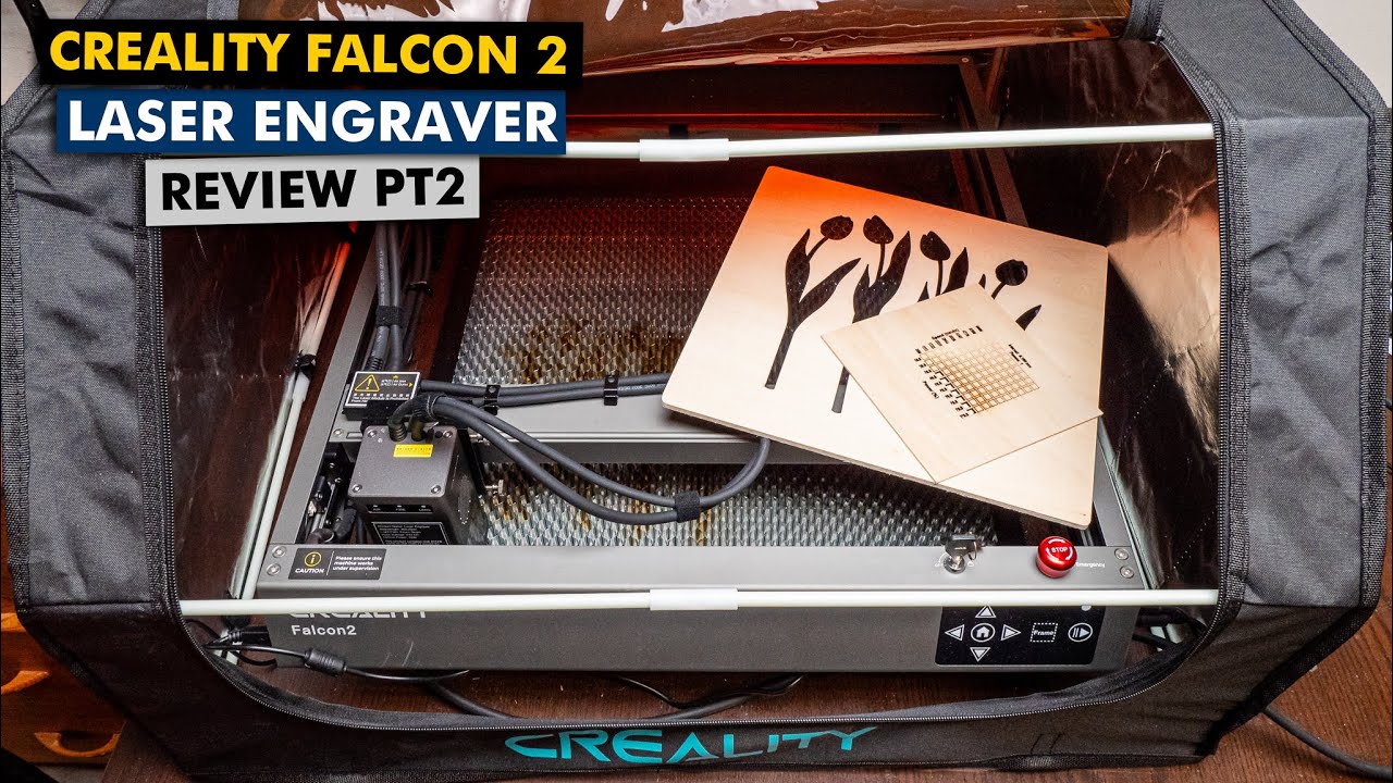 Creality Falcon 2 22W laser engraver and cutter - review for rookies - part 2