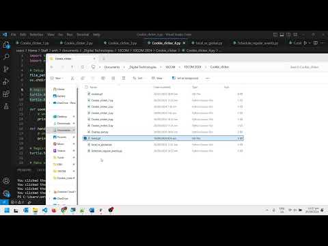 Cookie clicker in Python Turtle video 3 - multiple turtles with their own gifs and onclick events