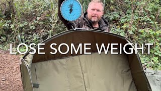 Carp fishing. A very light weight unhooking Mat.