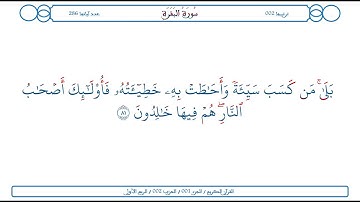 سورة البقرة / الآية 81 / محمود الخليل الحصري