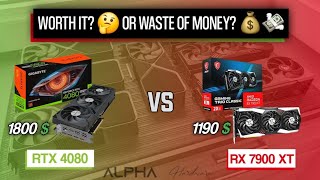 : "RTX 4080" vs "RX 7900 XT"| Overpriced  or Performance King ?! #pcgaming #pcgamer #pc #intel #amd