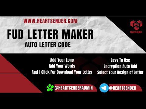 Fud Letter Maker New Version 2021 | New Fud HTML letter maker - Heart sender v3