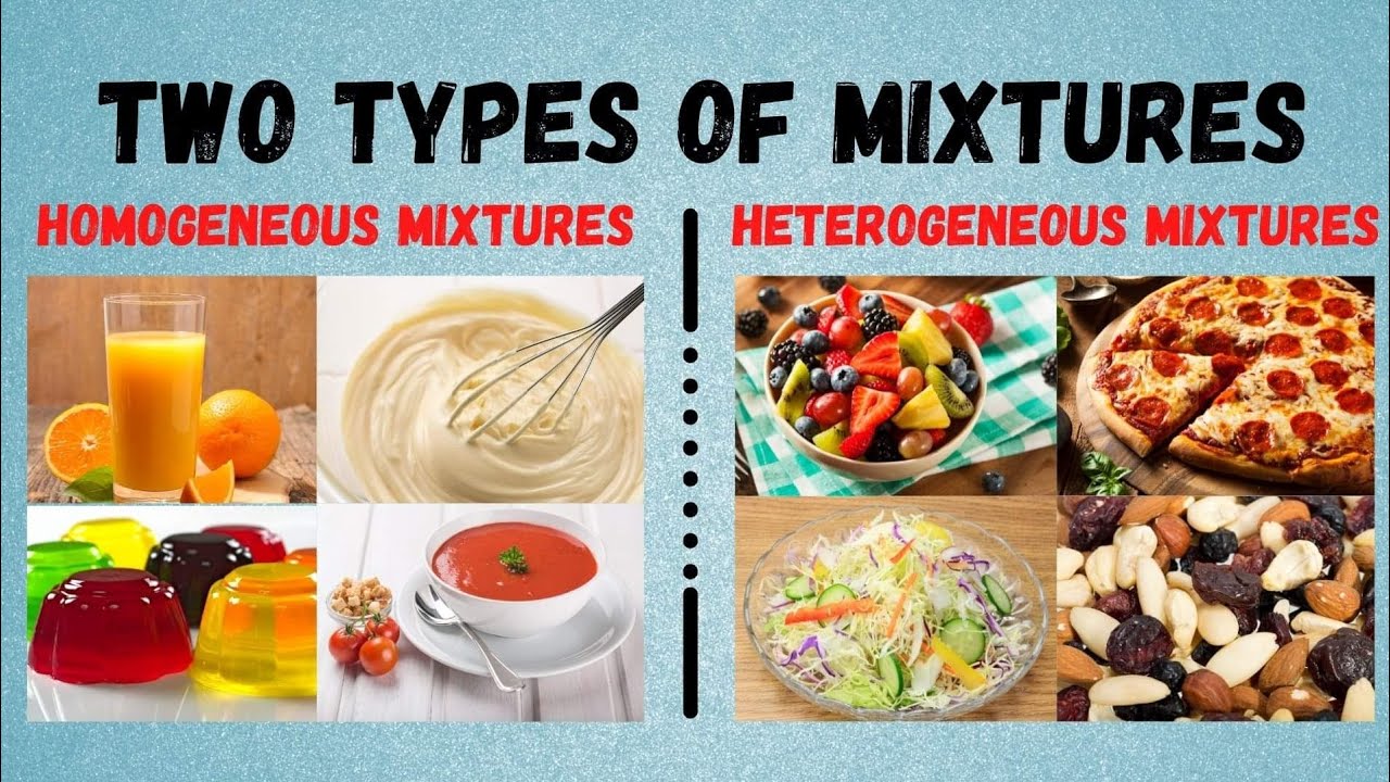 SCIENCE 6 The two types of Mixtures: Homogeneous Mixture and ...