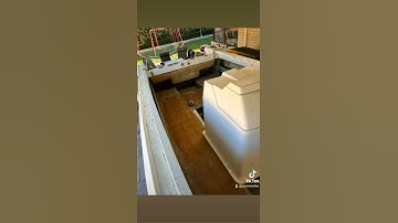 centre console working progress project of restoring penguin Hunter 1st of the bertrams fibreglass