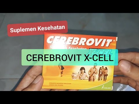 Cerebrovit X-cell Suplemen Kesehatan | Nutrisi Otak | Meningkatkan Konsentrasi & daya ingat Pelajar