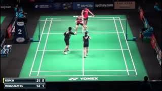 2015 The Star Australian Open [XD] KO Sung Hyun-KIM Ha Na vs Kenichi HAYAKAWA-Misaki MATSUTOMO