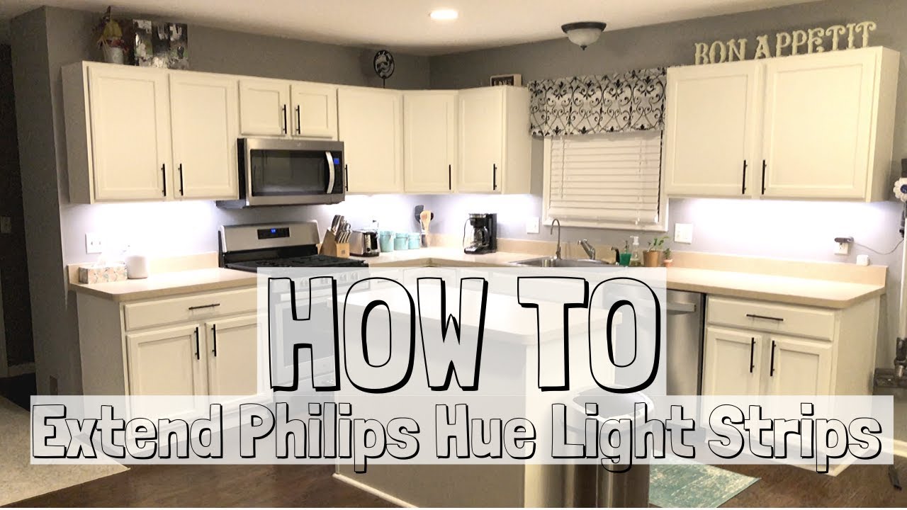 Philips Hue Lightstrip Extension Hack for Under Kitchen