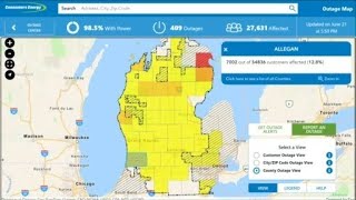 Thousands without power across West Michigan